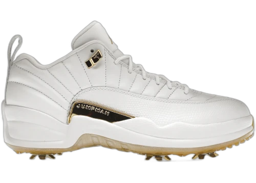 Jordan 12 Golf Metallic Gold