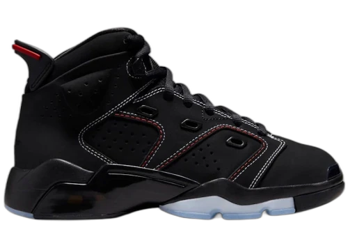 Jordan 6-17-23 Black White Red Contrast Stitching (GS)
