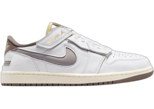 Jordan 1 Low EasyOn White Olive Grey Lemon Wash