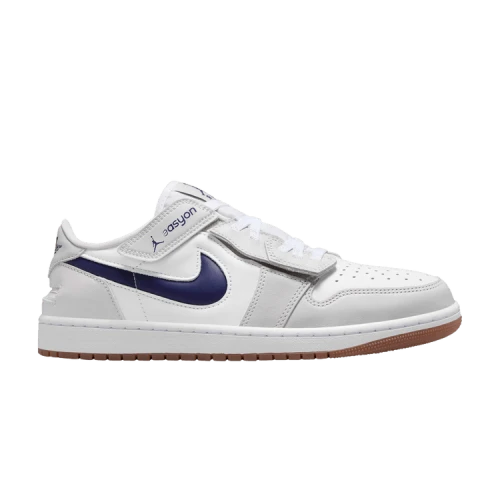 Jordan 1 Low EasyOn White Neutral Grey Gum Midnight Navy