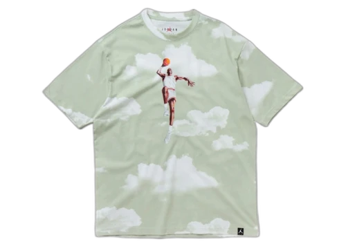 Jordan Essentials Statement 85 Printed Crew T-shirt Light Green