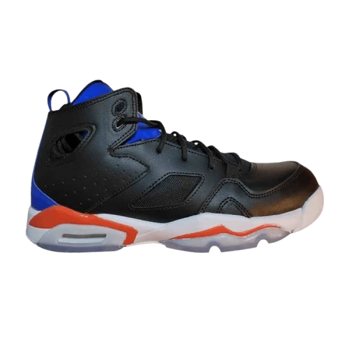 (GS) Air Jordan Flight Club 91 'Black Royal Orange'