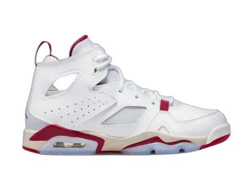 Jordan Flight Club 91 White Pure Platinum Sail Mystic Hibiscus (GS)