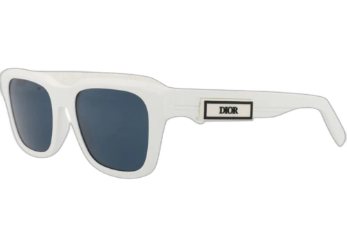 Dior Square-Frame Acetate Sunglasses White White Blue (DM40052I-53-24V)