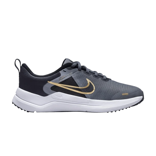 (GS) Nike Downshifter 12 'Cool Grey Metallic Gold'
