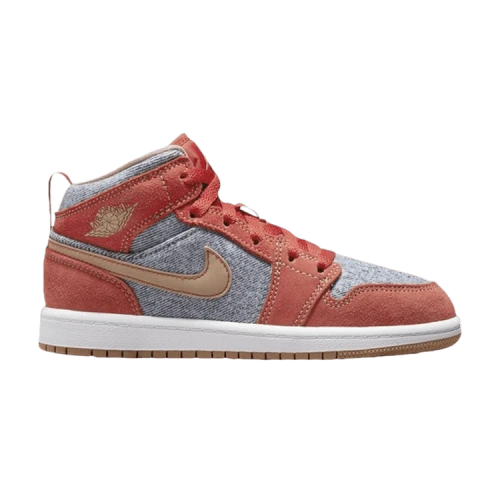 Air Jordan 1 Mid SE PS 'Denim Red'
