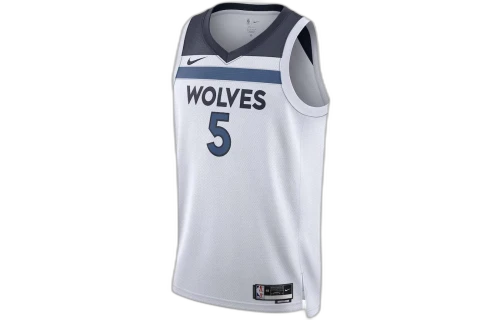 Nike NBA Minnesota Timberwolves Anthony Edwards Association Edition Swingman Jersey White/Navy