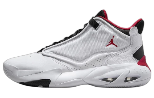 Jordan Max Aura 4 White Black University Red