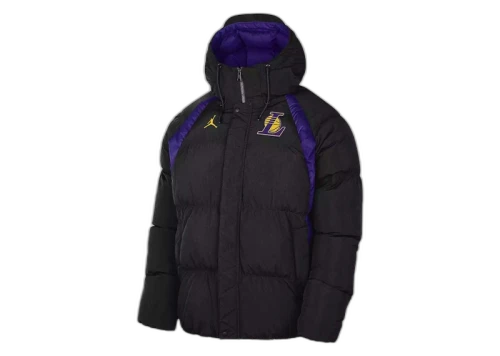Jordan NBA Los Angeles Lakers Courtside Loose Fit Jacket Black/Yellow/Purple