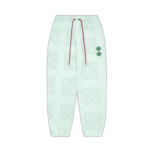 Air Jordan x Clot Jade Fleece Sweatpants 'Barely Green'