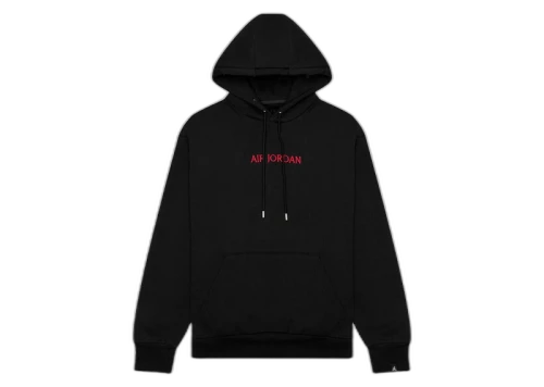 Jordan MJ FLC Hoodie Black/Gym Red
