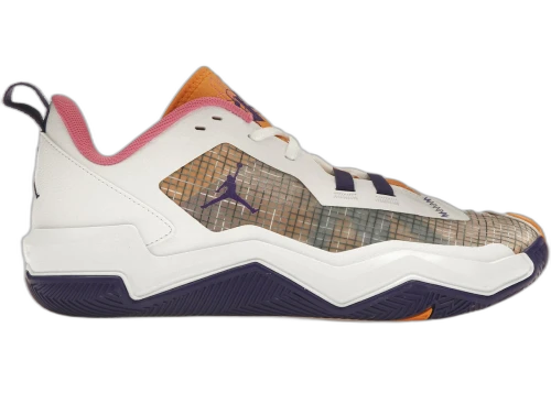 Jordan One Take 4 White Court Purple Canyon Gold