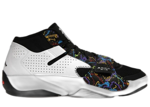 Jordan Zion 2 Noah White Black Multi-Color