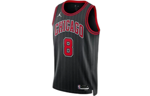 Jordan Lavine Zach Chicago Bulls 2022 Dri-Fit Jersey Black