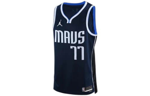 Jordan Mavericks Luka Doncic 2022 Dri-Fit Jersey Blue