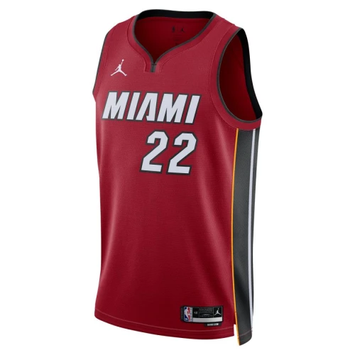 Jordan Jimmy Butler Miami Heat 2022 Dri-Fit Jersey Red