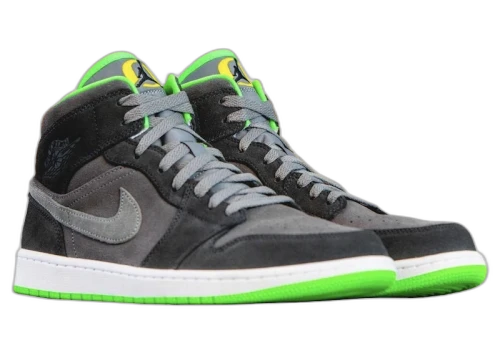 Jordan 1 Mid Oregon Ducks Track & Field PE