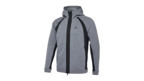Jordan Dri-Fit Sport Full-Zip Slim Fit Hoodie Grey