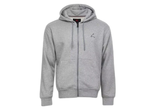 Jordan Essentials Full-Zip Fleece Hoodie Grey