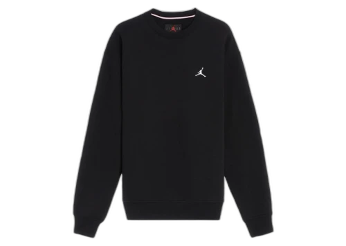 Jordan Essentials Fleece Crew Pullover Sweatshirt Black