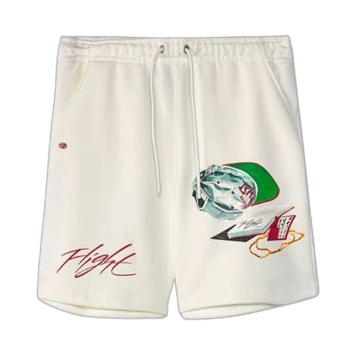Air Jordan Artist Series By Jacob Rochester Fleece Shorts 'Sail/Black/University Red'