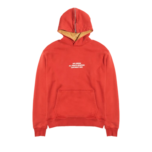 Jordan Flight Heritage Fleece Hoodie Red Clay
