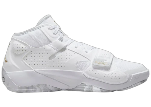 Jordan Zion 2 White Metallic Gold