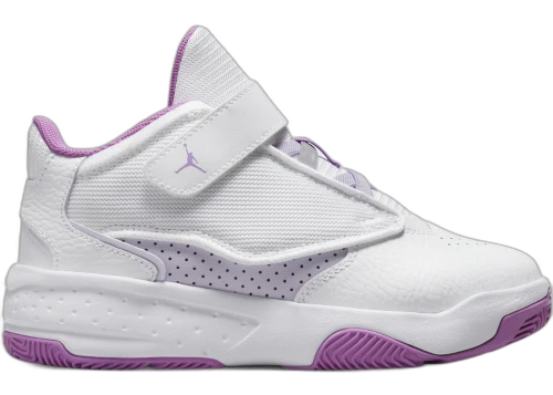 Jordan Max Aura 4 White Barely Grape Rush Fuchsia (PS)