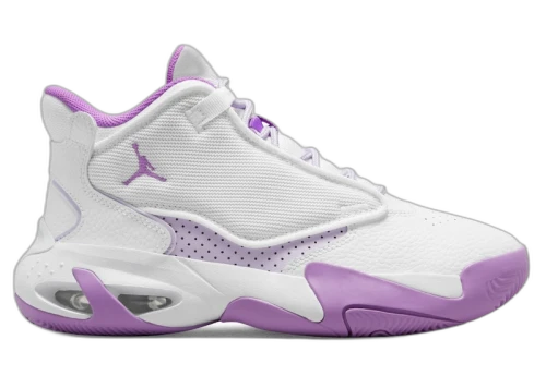Jordan Max Aura 4 White Barely Grape Rush Fuchsia (GS)