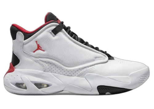 Jordan Max Aura 4 White Black University Red (GS)