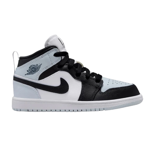Jordan 1 Mid Black Aura Squadron Blue (PS)
