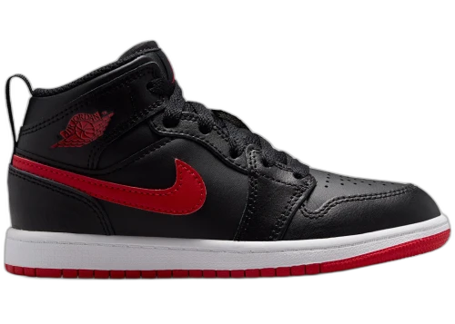 Jordan 1 Mid Black University Red (PS)