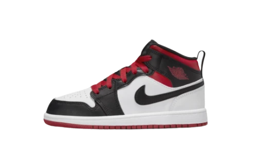 Jordan 1 Mid Gym Red Black Toe (PS)
