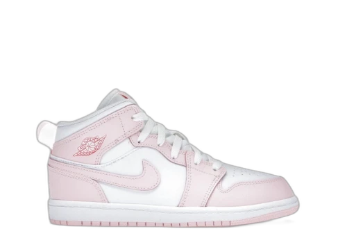 Jordan 1 Mid Pink Foam Fire Red White (PS)