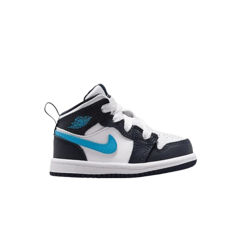 Jordan 1 Mid Obsidian Dark Powder Blue (TD)