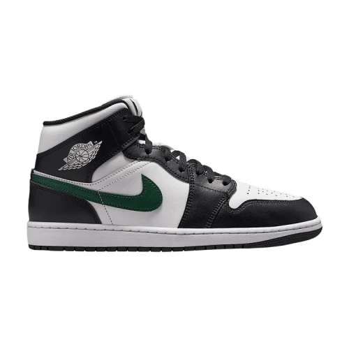 Air Jordan 1 Mid 'Black Gorge Green Summit White'