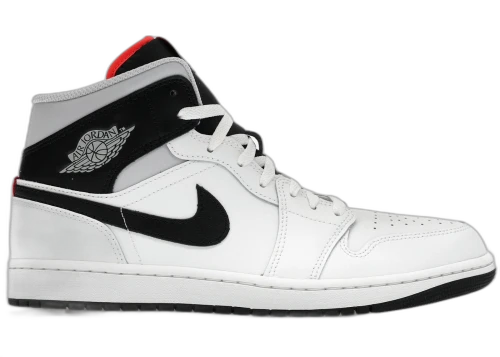 Jordan 1 Mid White Neutral Grey Infrared
