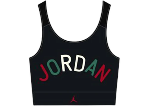 Jordan Women's Nina Chanel Abney Sports Bra Black/University Red