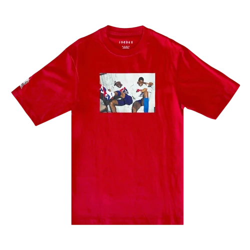 Jordan x Trophy Room "New Sheriff In Town" T-Shirt Red/White