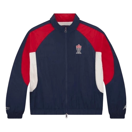 Air Jordan x Trophy Room USA Woven Track Jacket 'Navy Red'