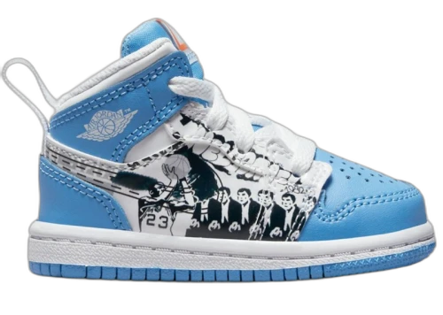 Jordan 1 Mid Sneaker School Game Winner (TD)