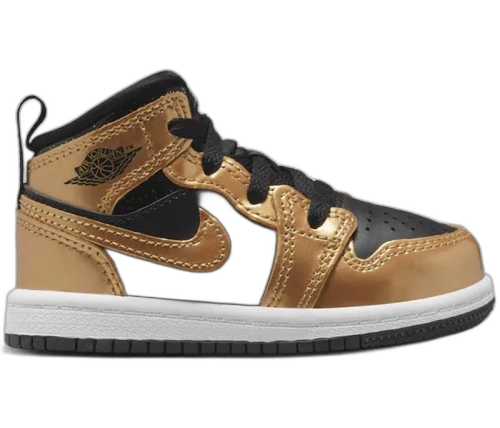 Jordan 1 Mid SE Metallic Gold Black (TD)