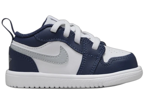 Jordan 1 Low ALT White Midnight Navy Wolf Grey (TD)