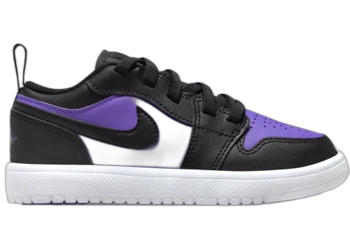 Jordan 1 Low ALT Purple Venom White Black (PS)