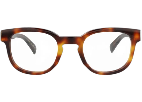 Dunhill Round-Frame Acetate Optical Frames Havana Havana Transparent (DU0003O-30009670-002)