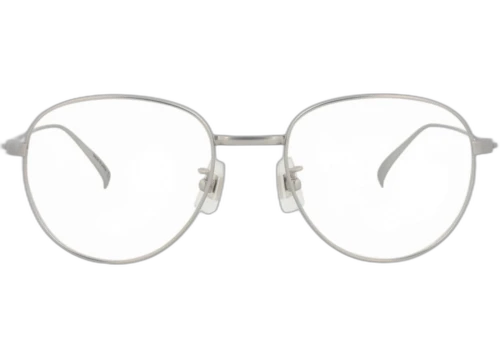 Dunhill Round-Frame Titanium Optical Frames Silver Silver Transparent (DU0007O-30009686-001)