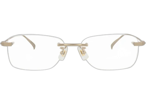 Dunhill Square-Frame Titanium Optical Frames Gold Gold Transparent (DU0010OJ-30009695-004)