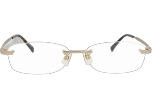 Dunhill Square-Frame Titanium Optical Frames Gold Gold Transparent (DU0017OJ-30009718-002)