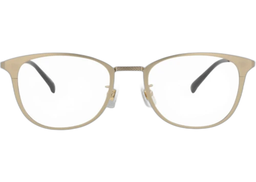 Dunhill Round-Frame Titanium Optical Frames Gold Gold Transparent (DU0041OA-30012291-004)
