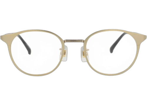 Dunhill Round-Frame Titanium Optical Frames Gold Gold Transparent (DU0044O-30012381-004)